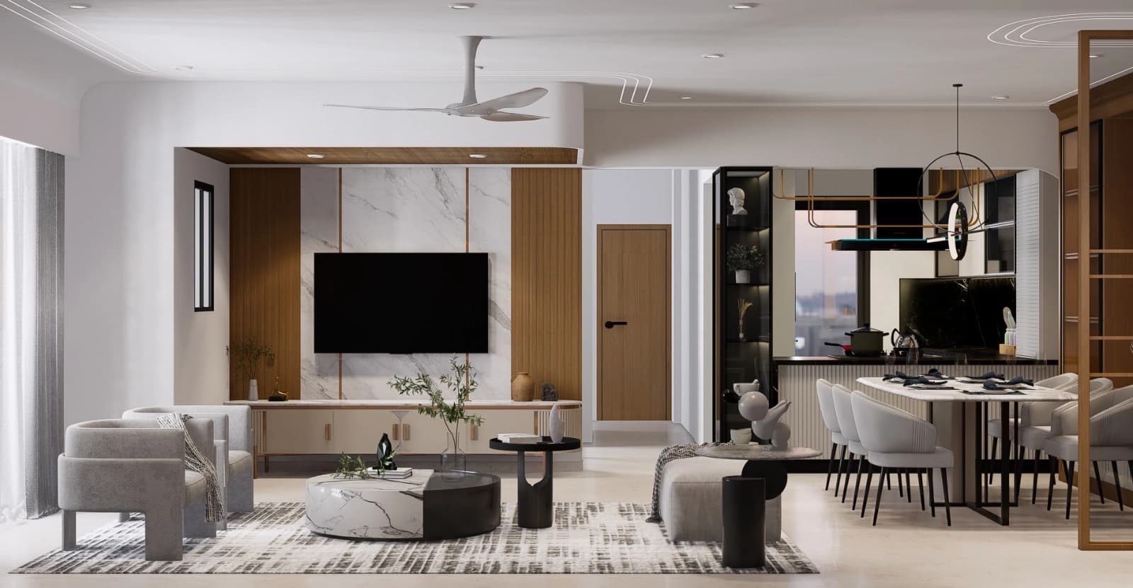 Cozy Dining & Comfort Seating